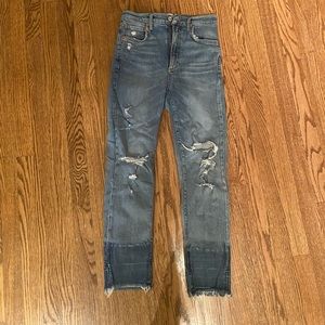 Agolde High Rise Straight leg skinny
